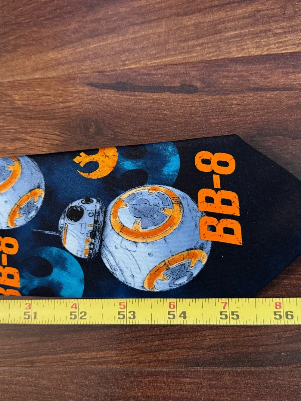 Star Wars BB-8 Kids Tie — Navy Blue and Orange
